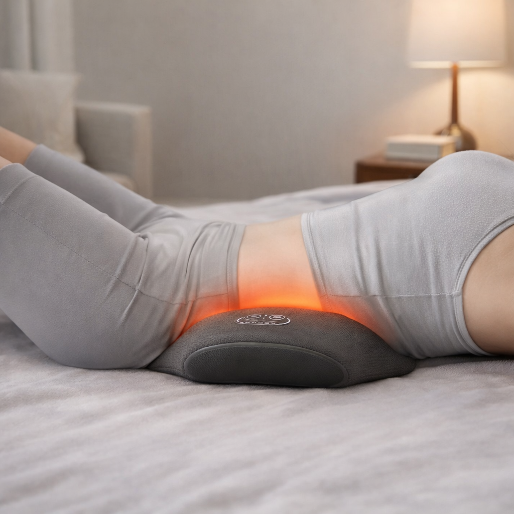 Masseur dos chauffant 3-en-1 Chaleur & vibration pour soulager les tensions