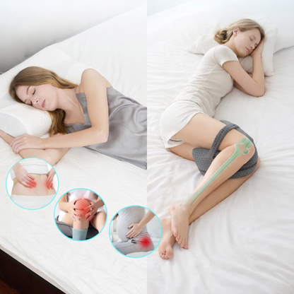 Coussin de genoux ergonomique – Alignement & confort pendant le sommeil